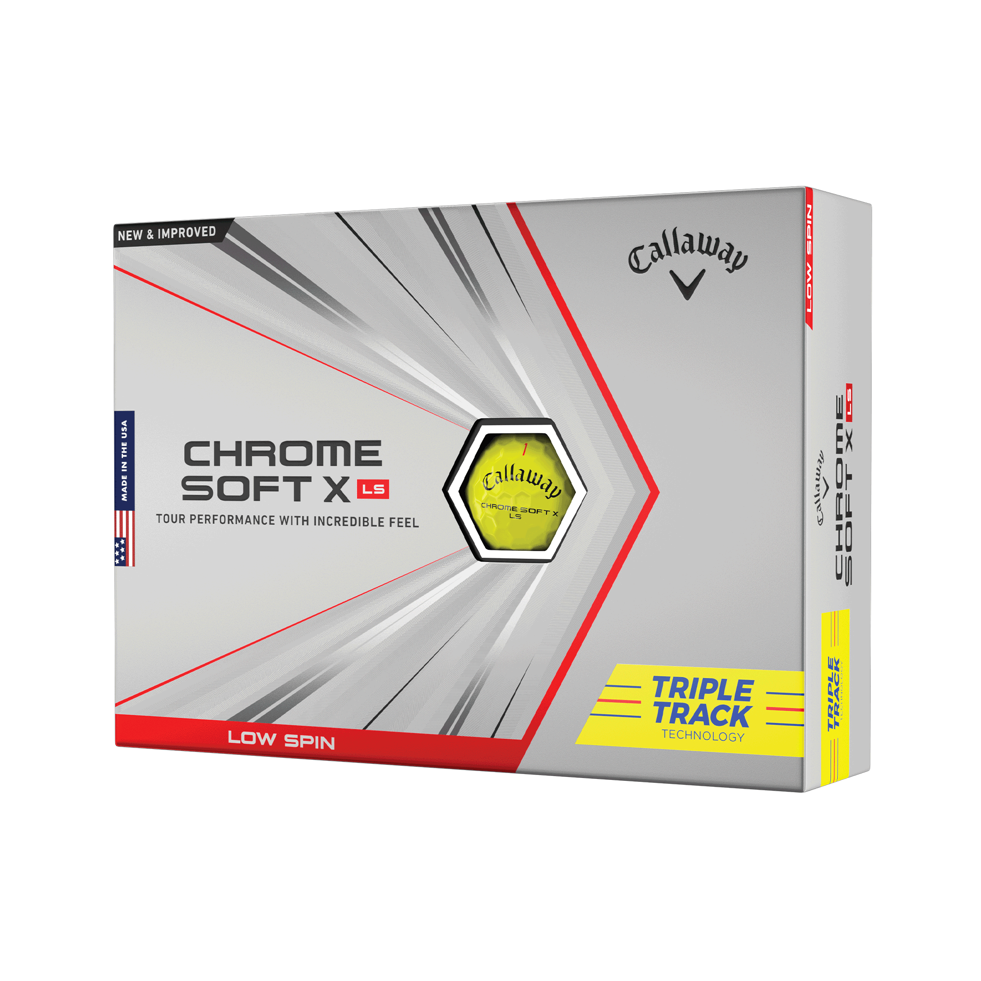 Chrome soft x triple track yellow