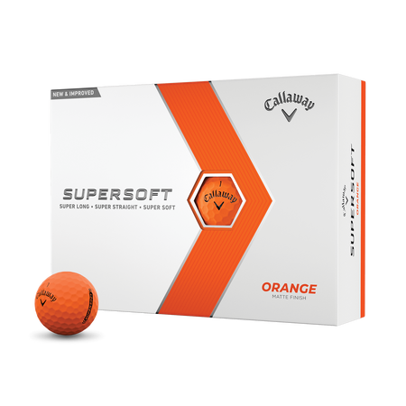Callaway Supersoft Matte Orange Golf Balls