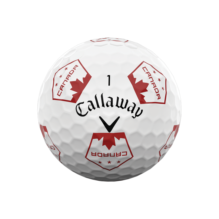 Chrome Soft Truvis Maple Leaf Golf Balls - View 3