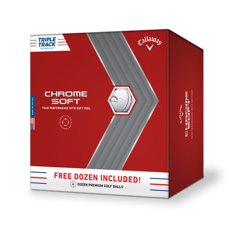 Chrome Soft Triple Track 4 Dozen Golf Balls