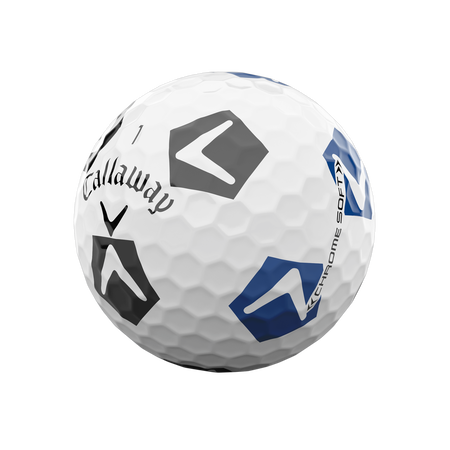 Limited Edition Chrome Soft Truvis Chevron Golf Balls