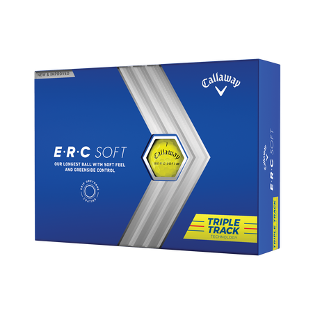 E•R•C Soft Yellow Golf Balls