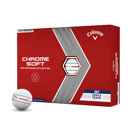 Chrome Soft 360 Triple Track Golf Balls