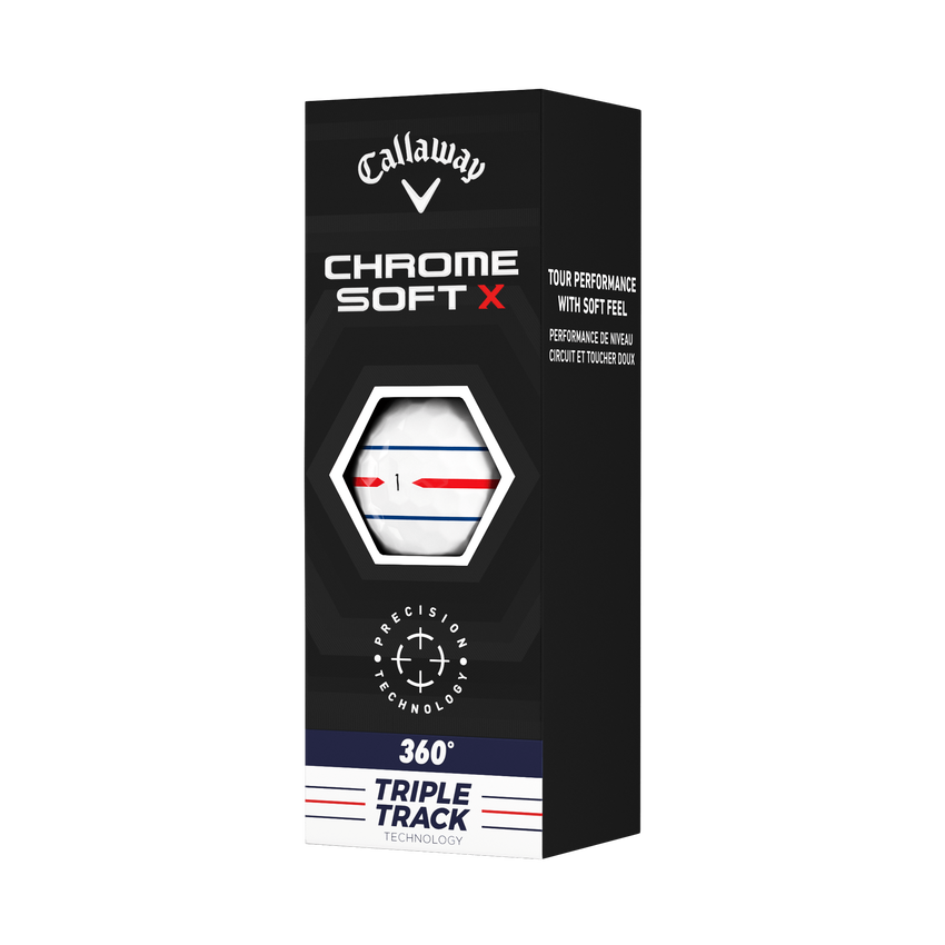 Chrome Soft X 360 Triple Track Golf Balls - View 5