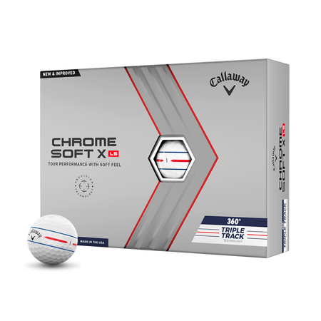 Chrome Soft X LS 360 Triple Track Golf Balls