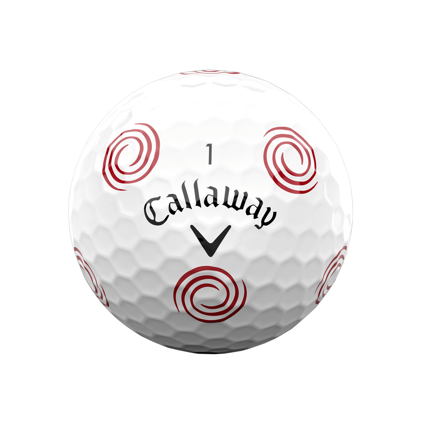 Limited Edition Chrome Soft Truvis Odyssey Swirl Golf Balls - View 2