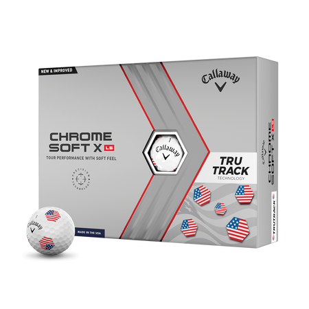 Chrome Soft X LS USA TruTrack Golf Balls