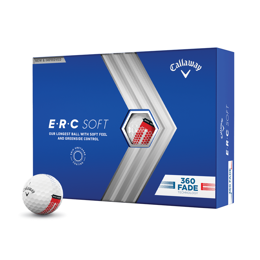 E•R•C Soft 360 Fade Golf Balls - View 1