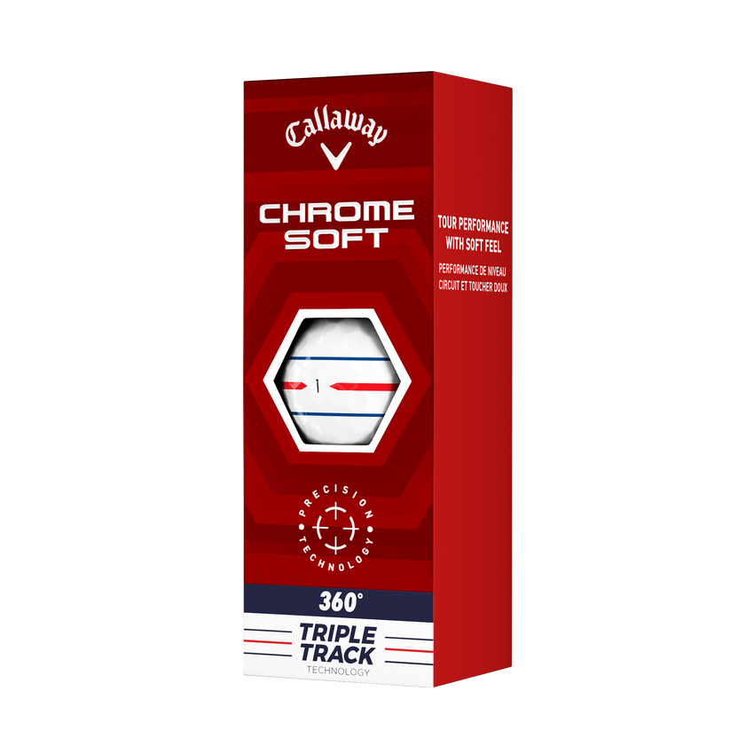 Chrome Soft 360 Triple Track Golf Balls - View 5