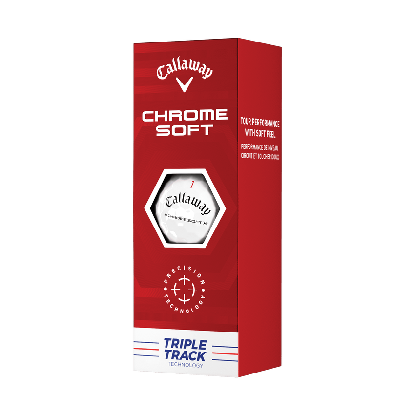 Chrome Soft Triple Track Golf Balls - View 5