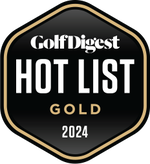 2023 golf digest hot list gold award badge