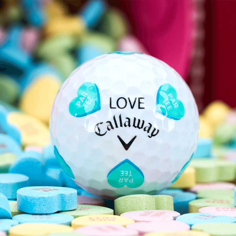 Chrome Tour Valentine’s Golf Hearts Golf Balls - View 4