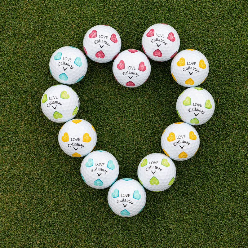 Chrome Tour Valentine’s Golf Hearts Golf Balls - View 5