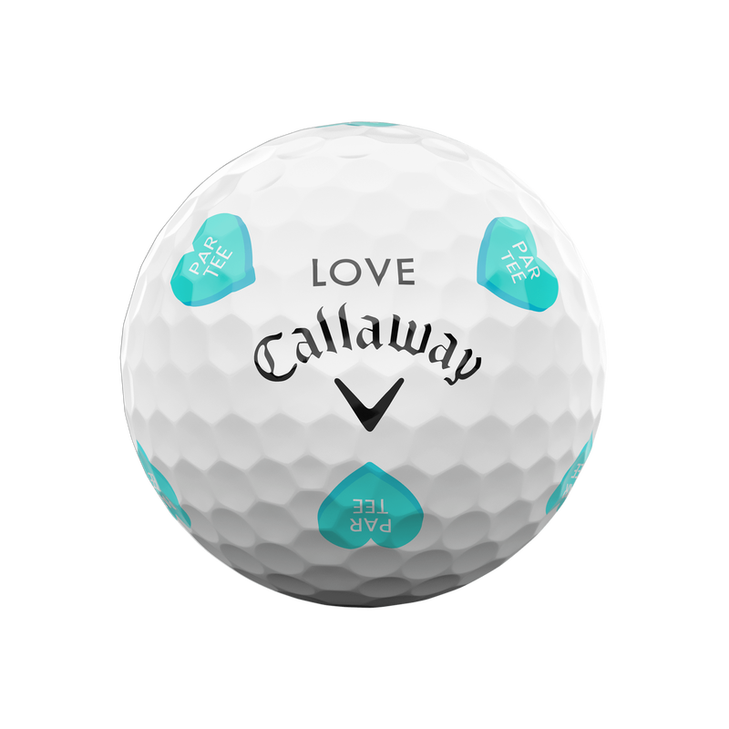 Chrome Tour Valentine’s Golf Hearts Golf Balls - View 7