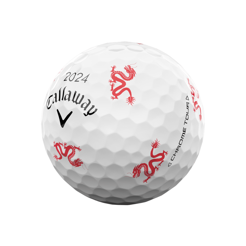 Chrome Tour Year of the Dragon Golf Balls - View 1