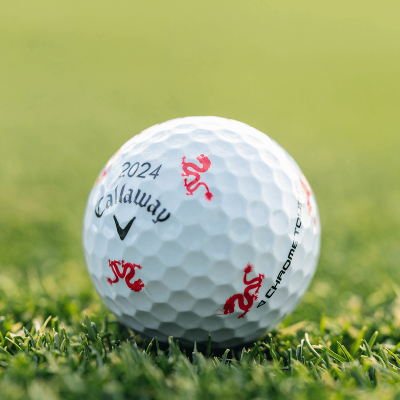 Chrome Tour Year of the Dragon Golf Balls - View 5