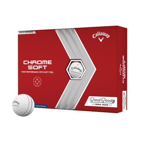 Limited Edition Chrome Soft 22 Triple Track 'Good Good' Golf Balls