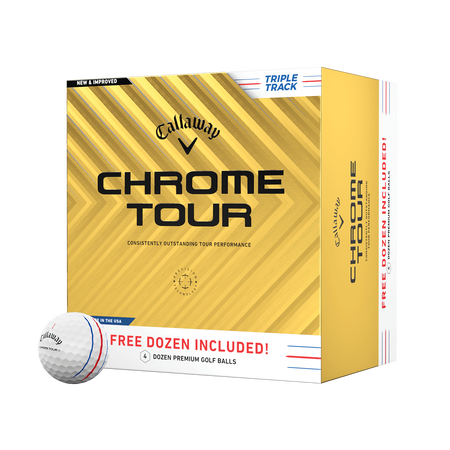 Chrome Tour Triple Track 4 Dozen Golf Balls