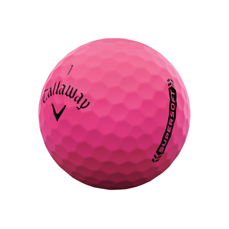 Callaway Supersoft Matte Pink Golf Balls - View 2