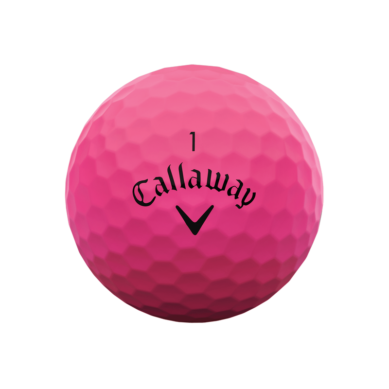 Callaway Supersoft Matte Pink Golf Balls - View 3
