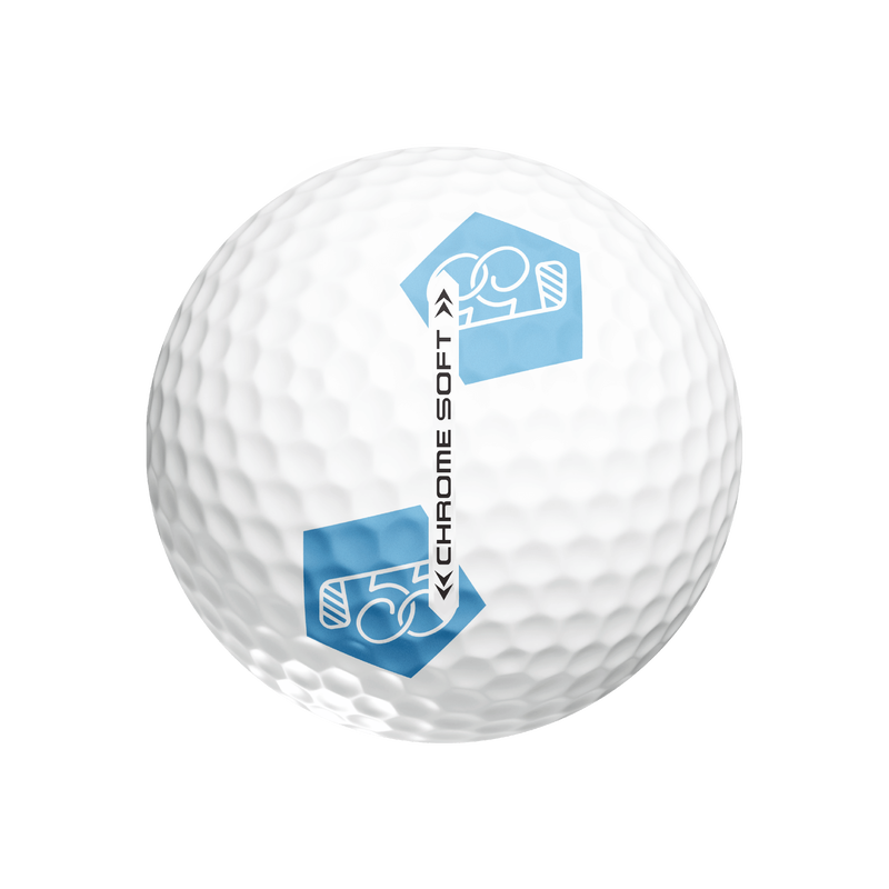 Limited Edition Chrome Soft 22 Truvis 'Good Good' Golf Balls - View 3