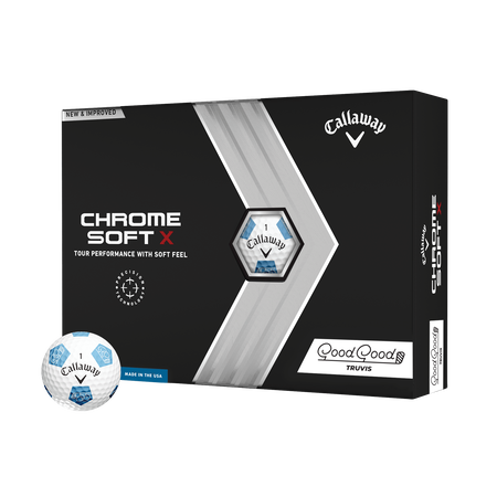 Limited Edition Chrome Soft X 22 Truvis 'Good Good' Golf Balls