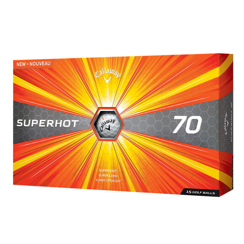Superhot 70 15-Pack Logo Golf Balls - View 1