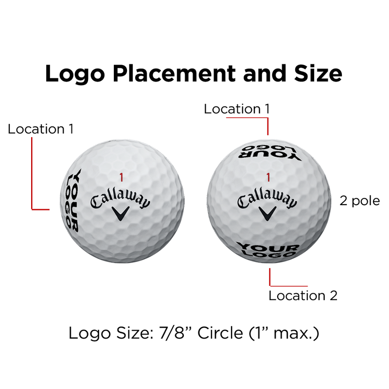 Chrome Soft Logo Golf Balls - View 2