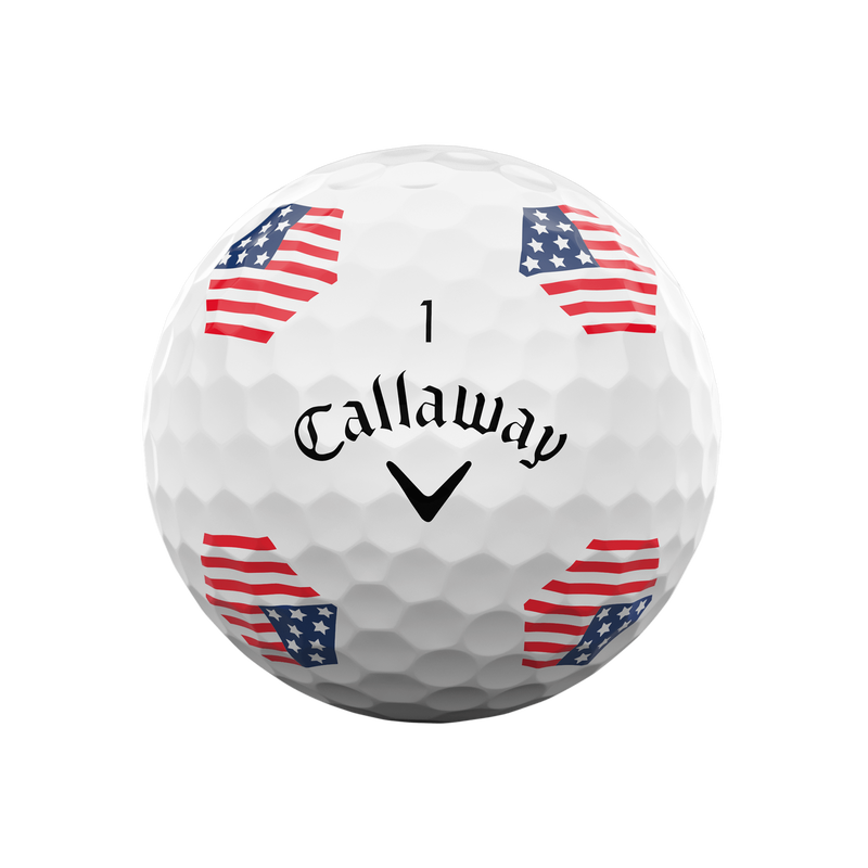 Chrome Tour X USA TruTrack Golf Balls - View 3