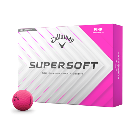Supersoft Matte Pink Golf Balls
