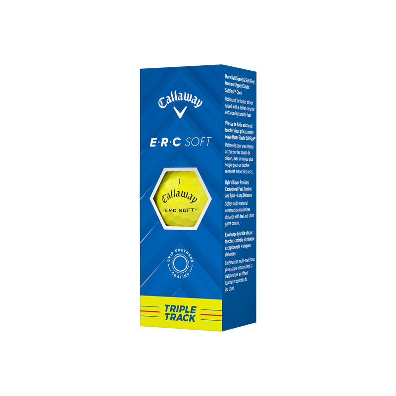 E•R•C Soft Yellow Golf Balls - View 5
