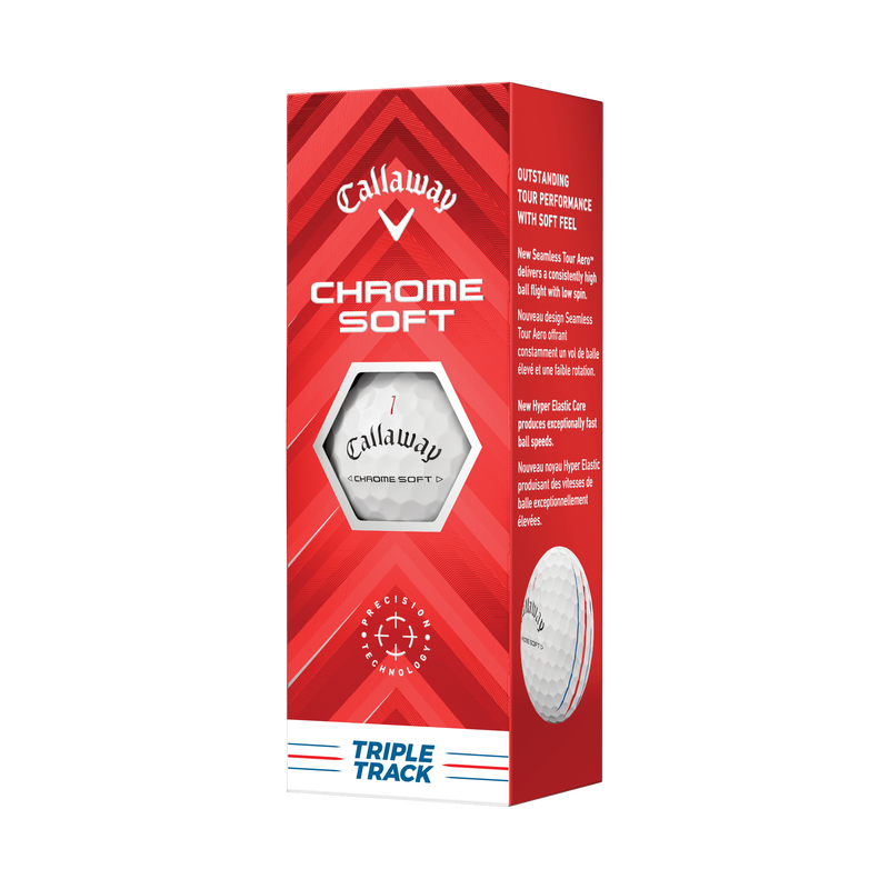 Chrome Soft Triple Track Golf Balls - View 4