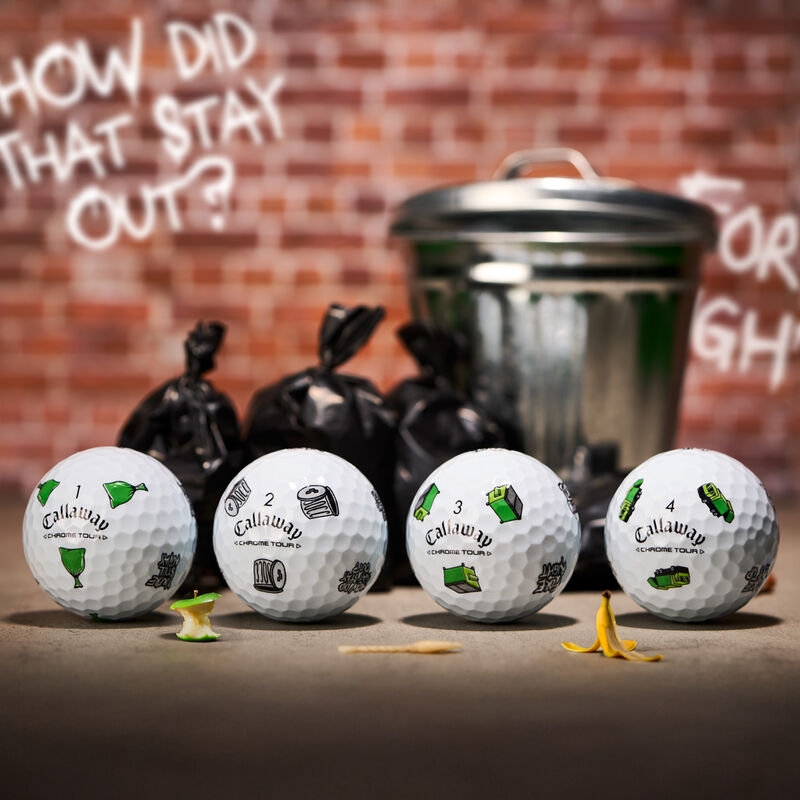 Chrome Tour Trash Talk Golf Balls - View 2