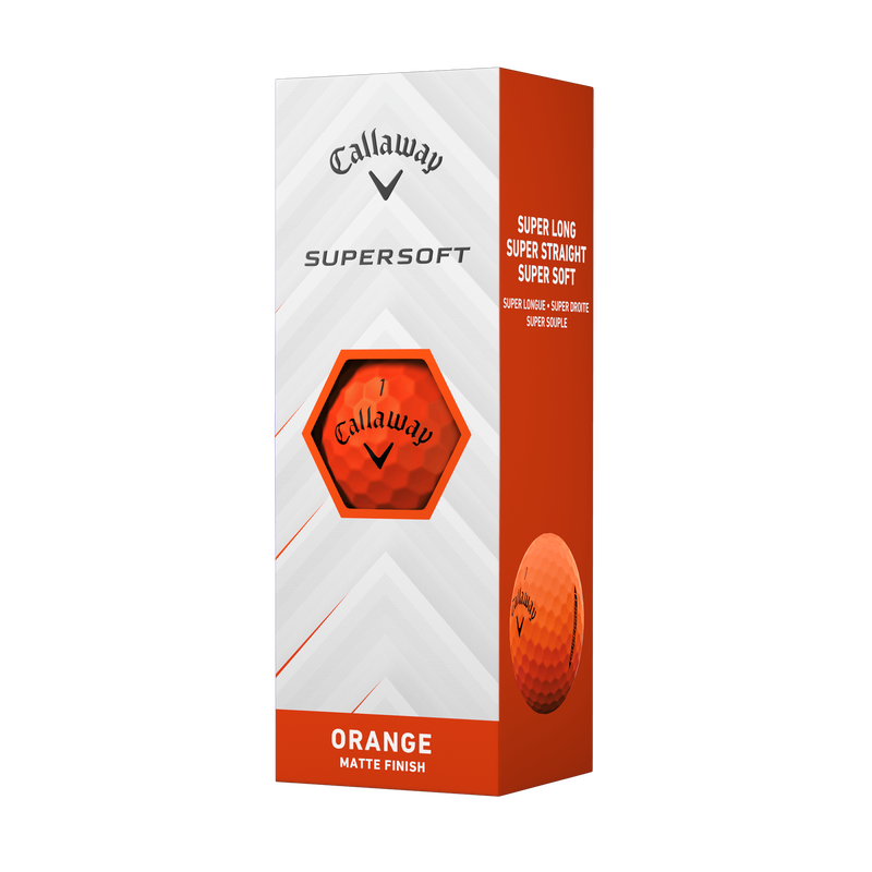Supersoft Matte Orange Golf Balls - View 4