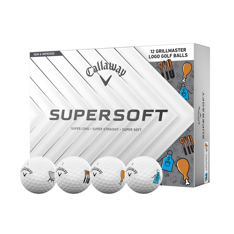 Supersoft Father's Day Grillmaster Golf Balls - View 1
