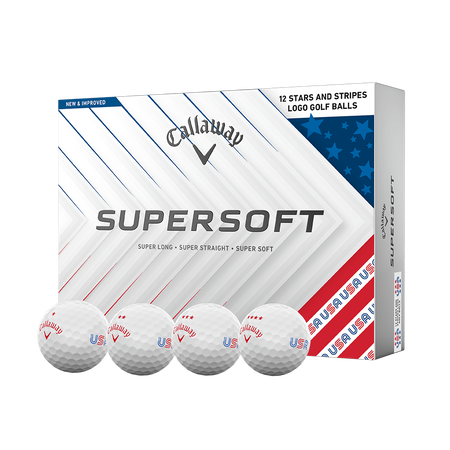 Supersoft Stars and Stripes Golf Balls