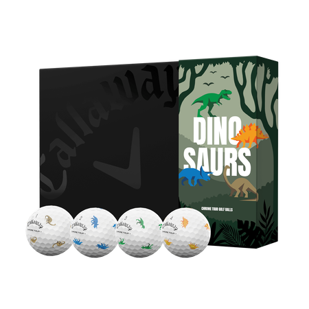 Chrome Tour Dino Golf Balls