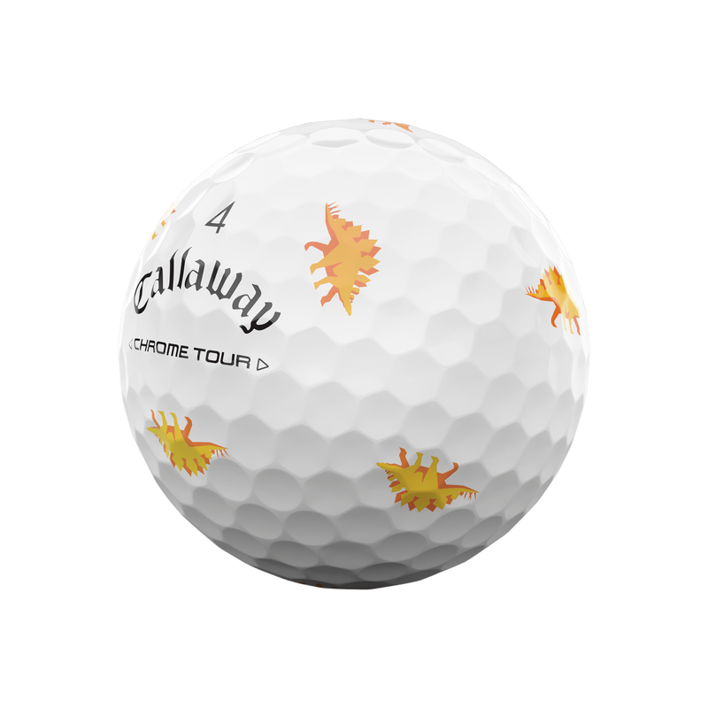Chrome Tour Dino Golf Balls - View 10