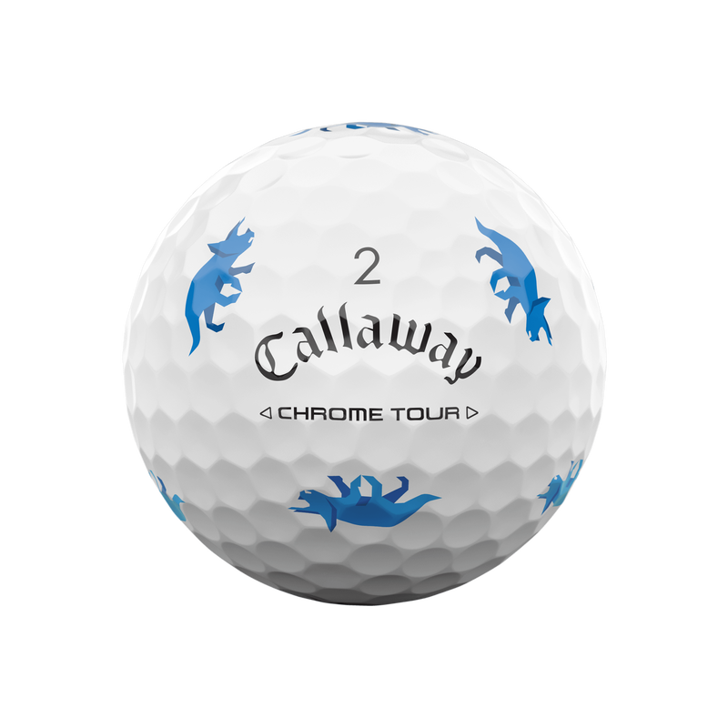 Chrome Tour Dino Golf Balls - View 5