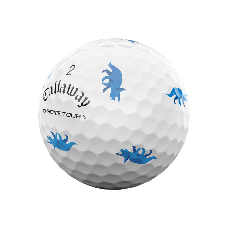 Chrome Tour Dino Golf Balls - View 6