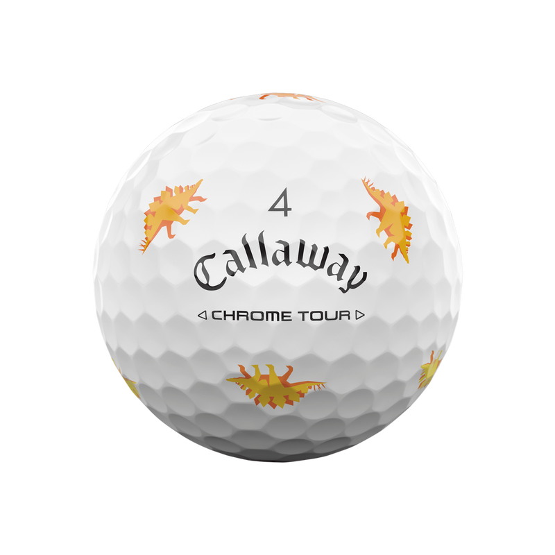 Chrome Tour Dino Golf Balls - View 9