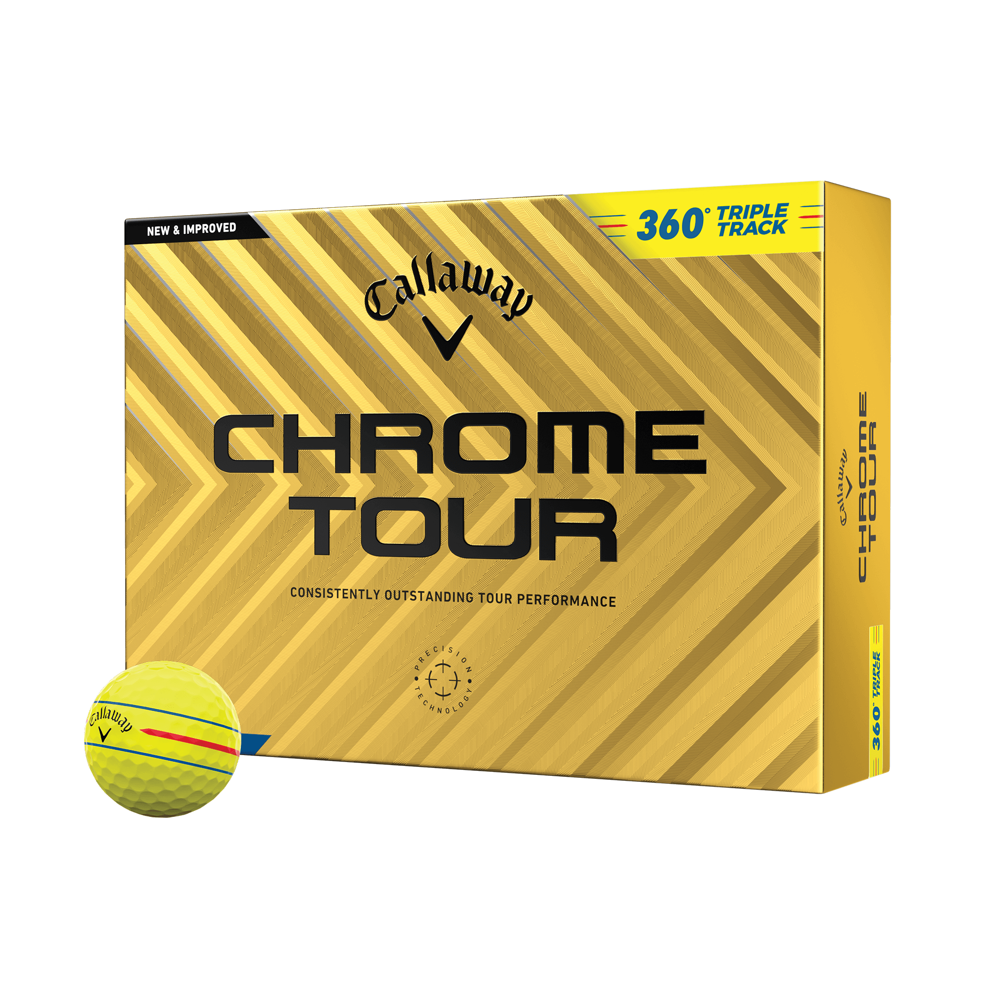 Callaway Chrome Tour X 360 Triple Track - 1 Dozen Golf Balls