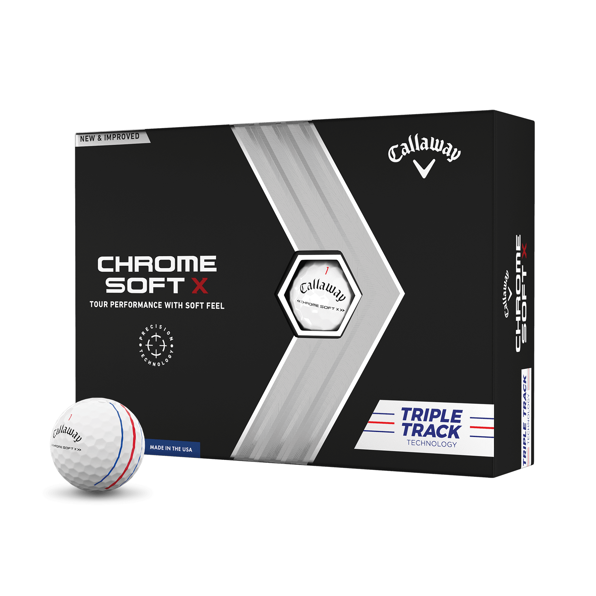 Chrome Soft X Triple Track Golf Balls | Callaway Golf Reviews