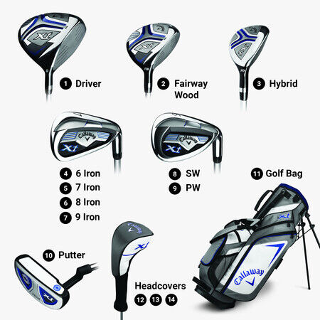 Callaway XT Complete 10 Piece Left Handed Junior Golf Club