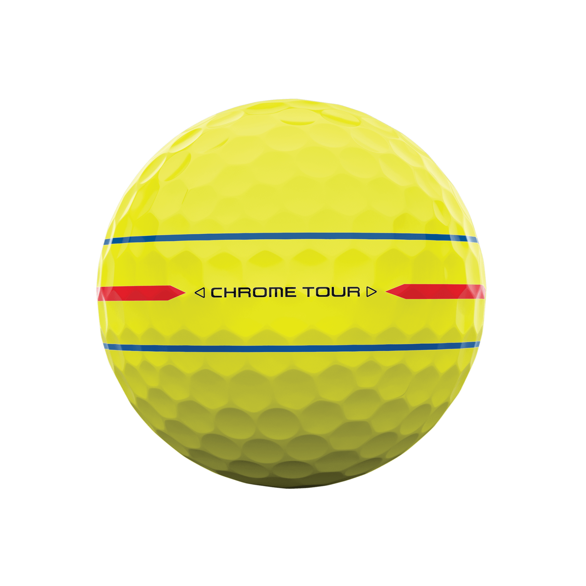 Chrome Tour 360 Triple Track Yellow Golf Balls