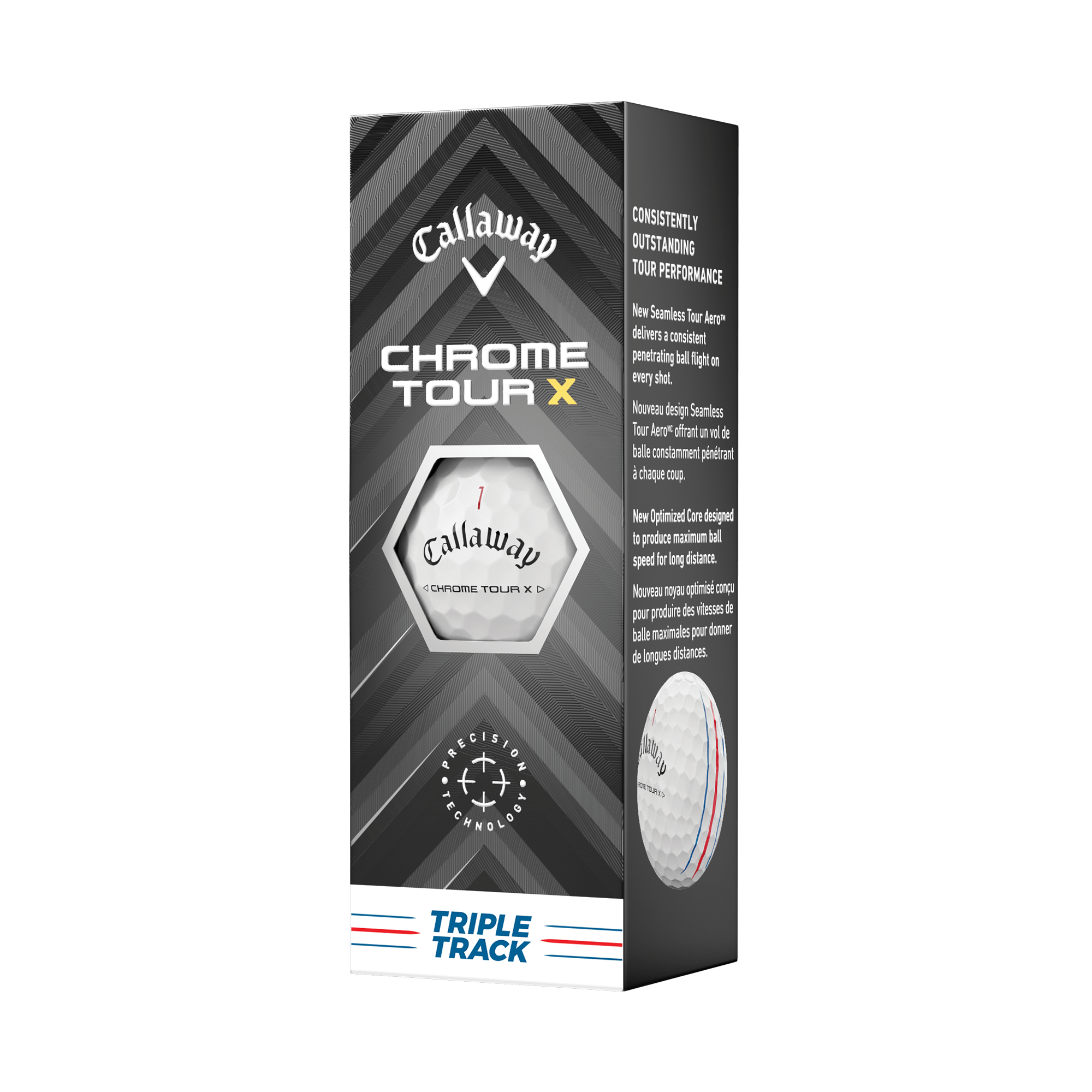 Chrome Tour X Triple Track Golf Balls
