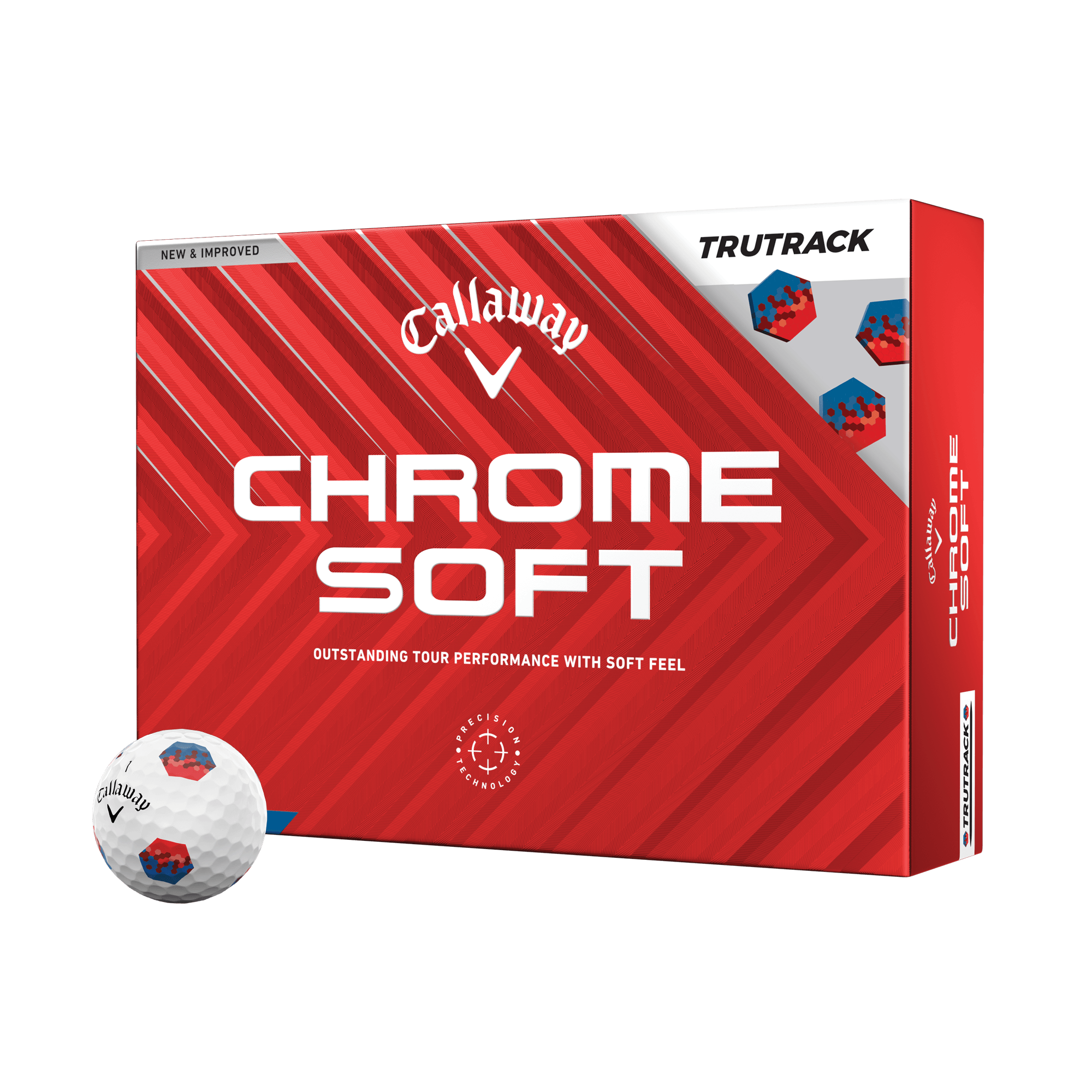 キャロウェイCHROME TOUR X TRUTRACK ゴルフボール7スリーブ キャロウェイCHROME TOUR X TRUTRACK ゴルフボール7スリーブ