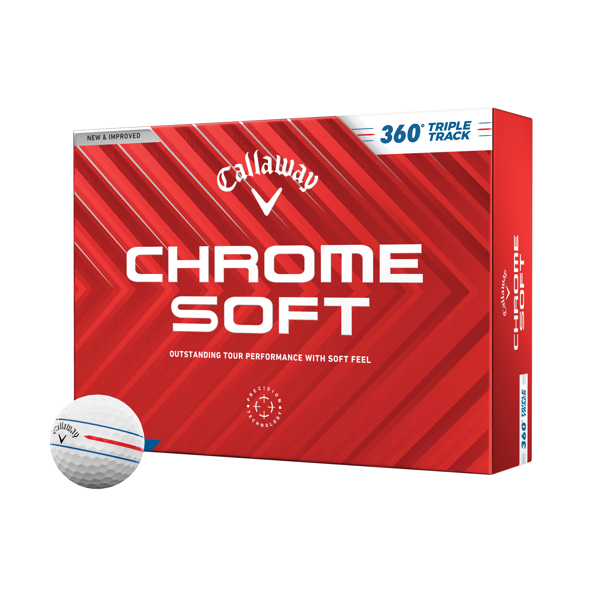 Callaway　CHROME SOFT 20球　ピンク&赤　希少 CHROME SOFTボール