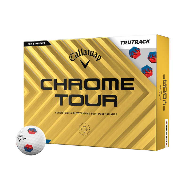Chrome Tour TruTrack Golf Balls - View 1