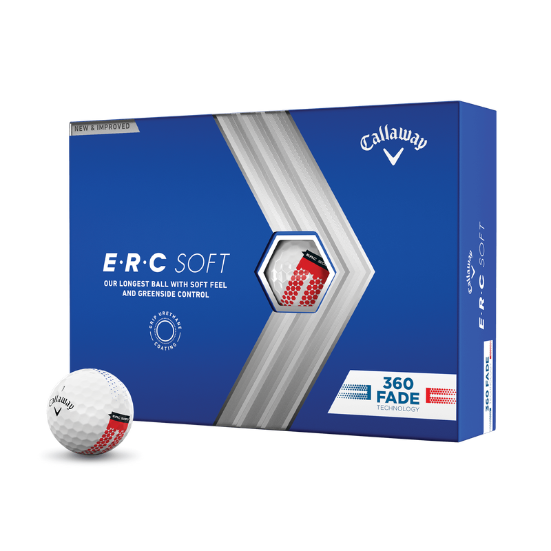 2023 E•R•C Soft 360 Fade Golf Balls - View 1